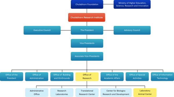 ORGANIZATION CHART - Chulabhorn Research Institute